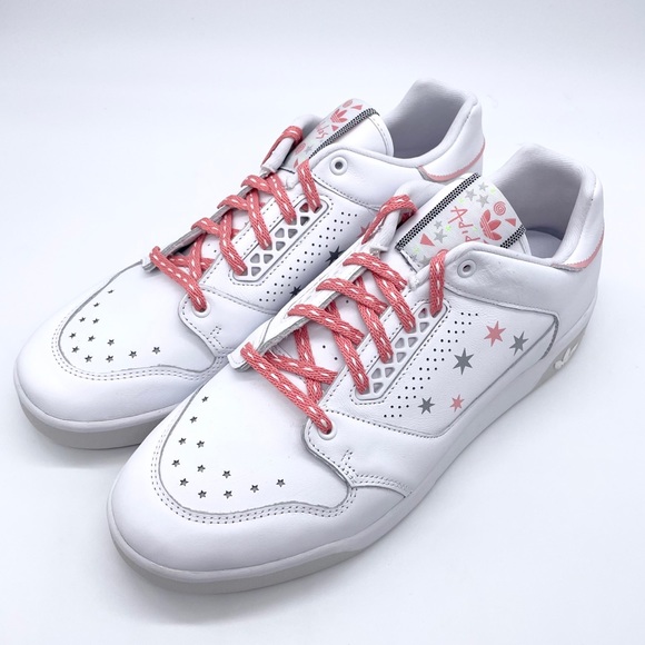 Adidas White Gray SlamCourt Original Sneakers - Picture 6 of 11